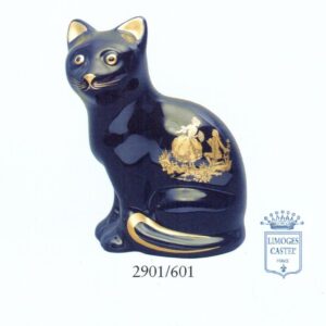 Gato de porcelana Limoges Castel